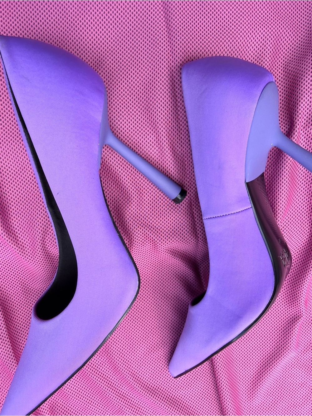 Zara Purple Pointed-Toe Women's Heels - Picture 5 of 6